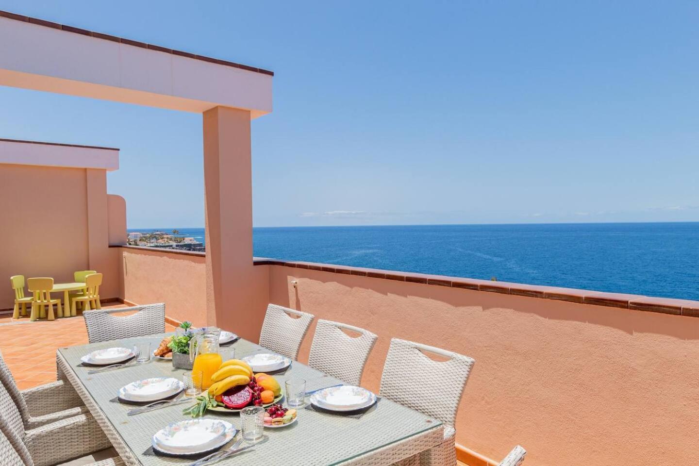 Penthouse Apt With Jacuzzi By Dream Homes Tenerife Puerto de Santiago  Dış mekan fotoğraf