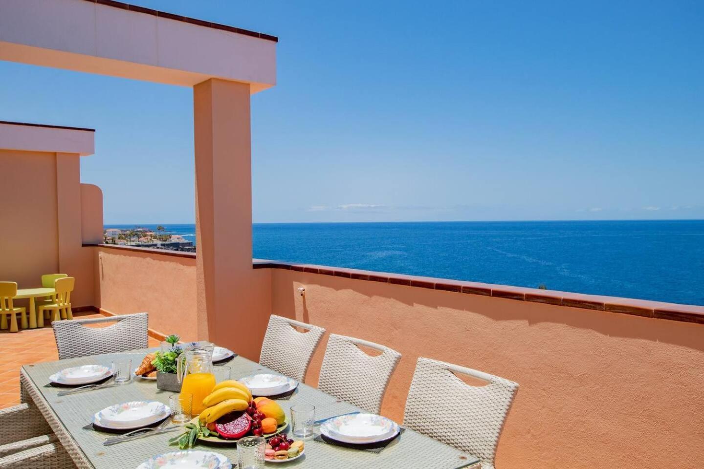 Penthouse Apt With Jacuzzi By Dream Homes Tenerife Puerto de Santiago  Dış mekan fotoğraf