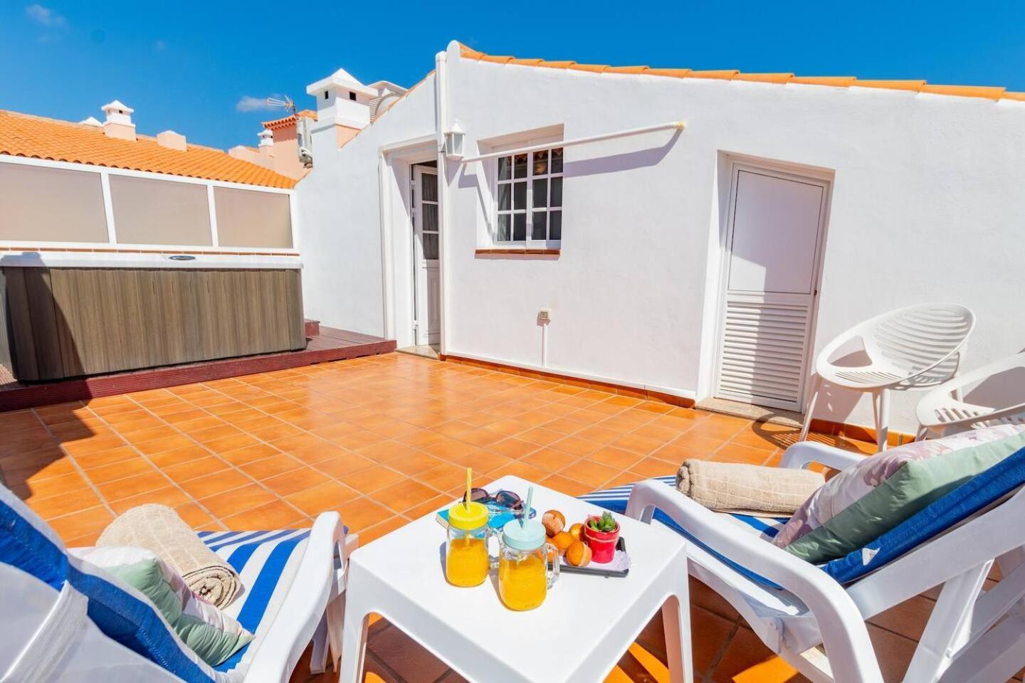 Penthouse Apt With Jacuzzi By Dream Homes Tenerife Puerto de Santiago  Dış mekan fotoğraf